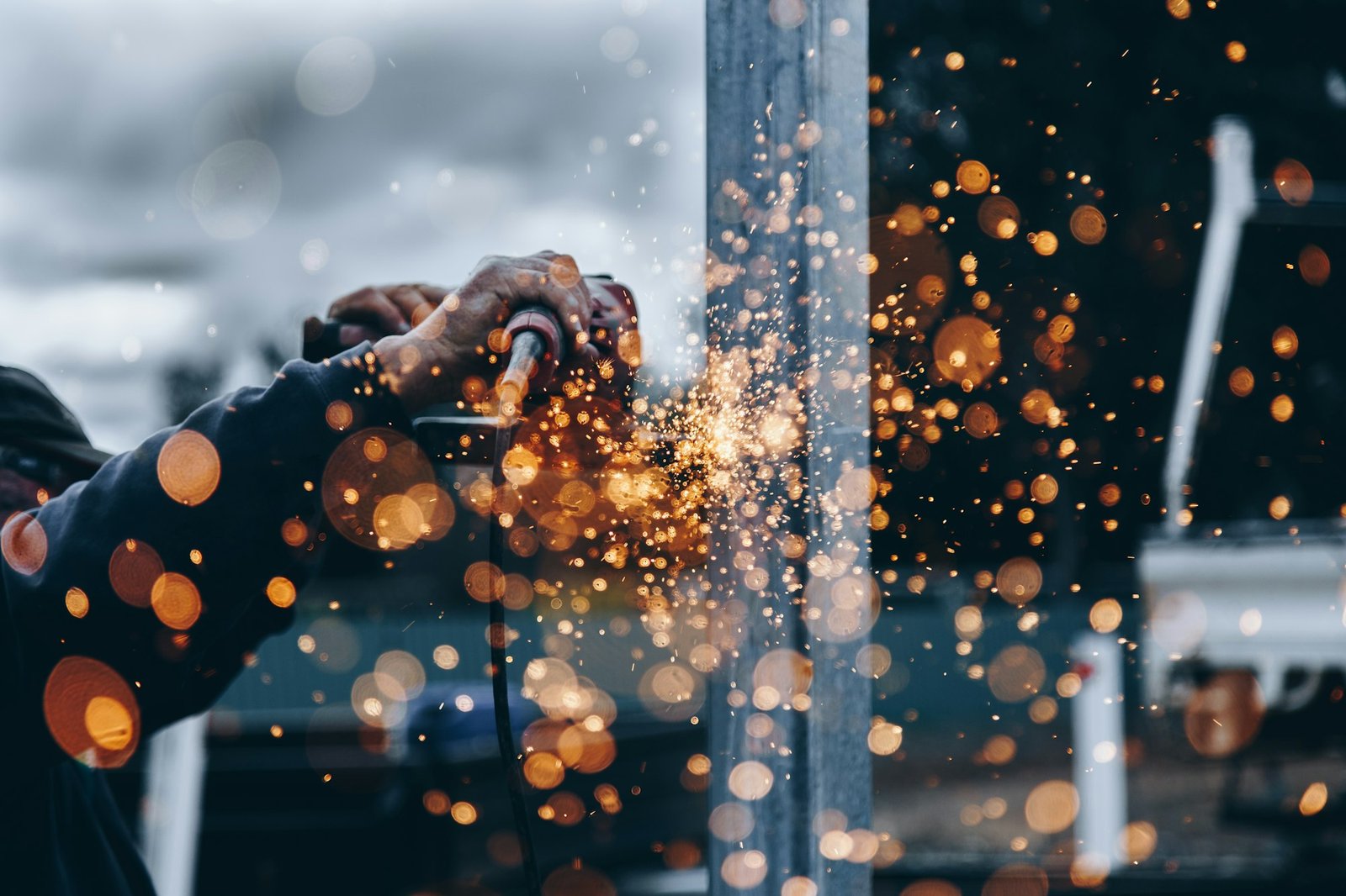 Industrial Metal Fabrication Background